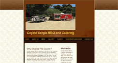 Desktop Screenshot of coyotesergiobbq.com